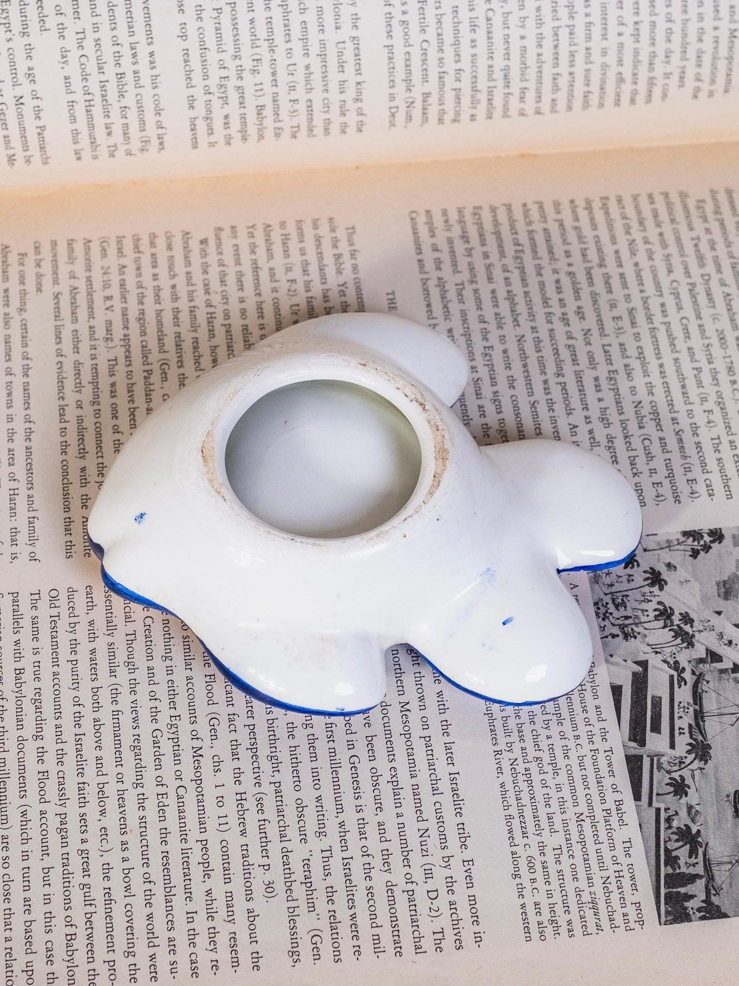 Vintage 1980s Ceramic Mexican Folk Art Fish Ashtray