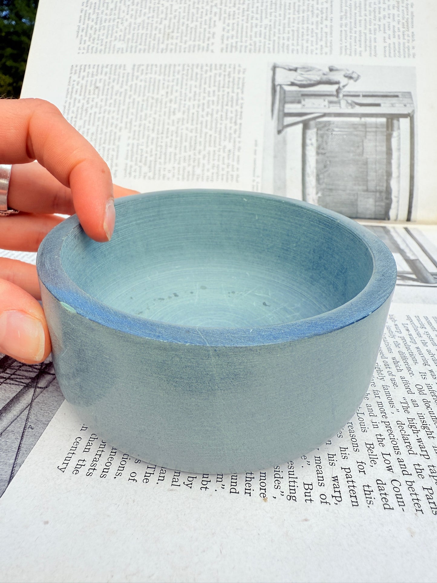 Soapstone Lizard Etched Dish