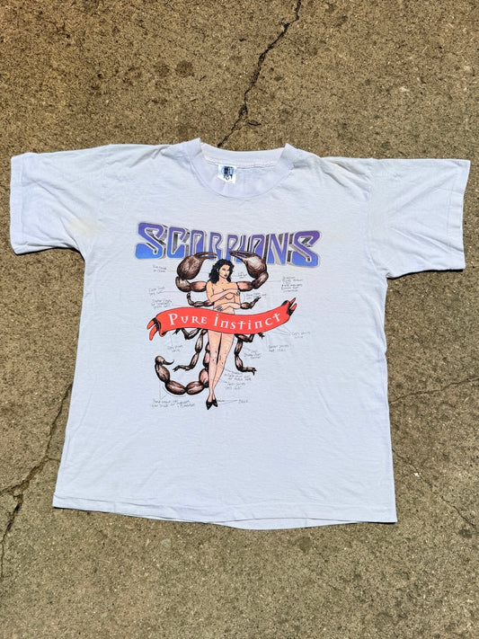 Vintage 1996 Scorpions Pure Instinct "Good Girls" Band Tee | Large