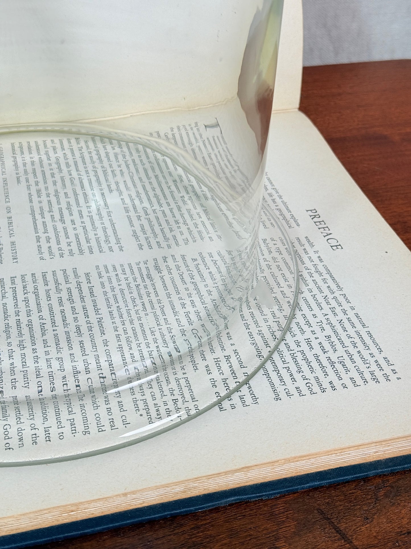 Vintage 1940s Large Glass Display Cloche