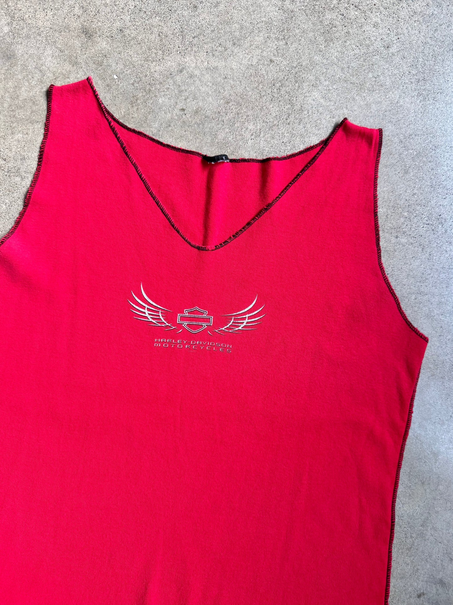 2000s Harley Davidson Doc’s St. Louis Red Tank Top | XL