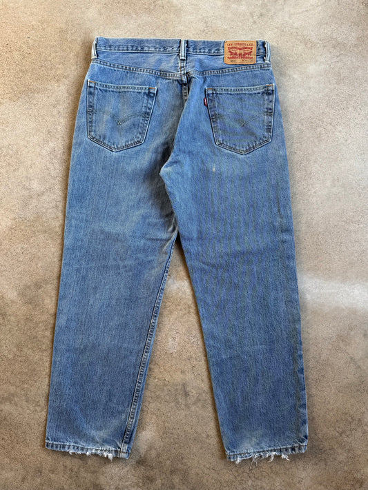 Levi's 550 Relaxed Fit Faded Medium Wash Jeans | 34x30