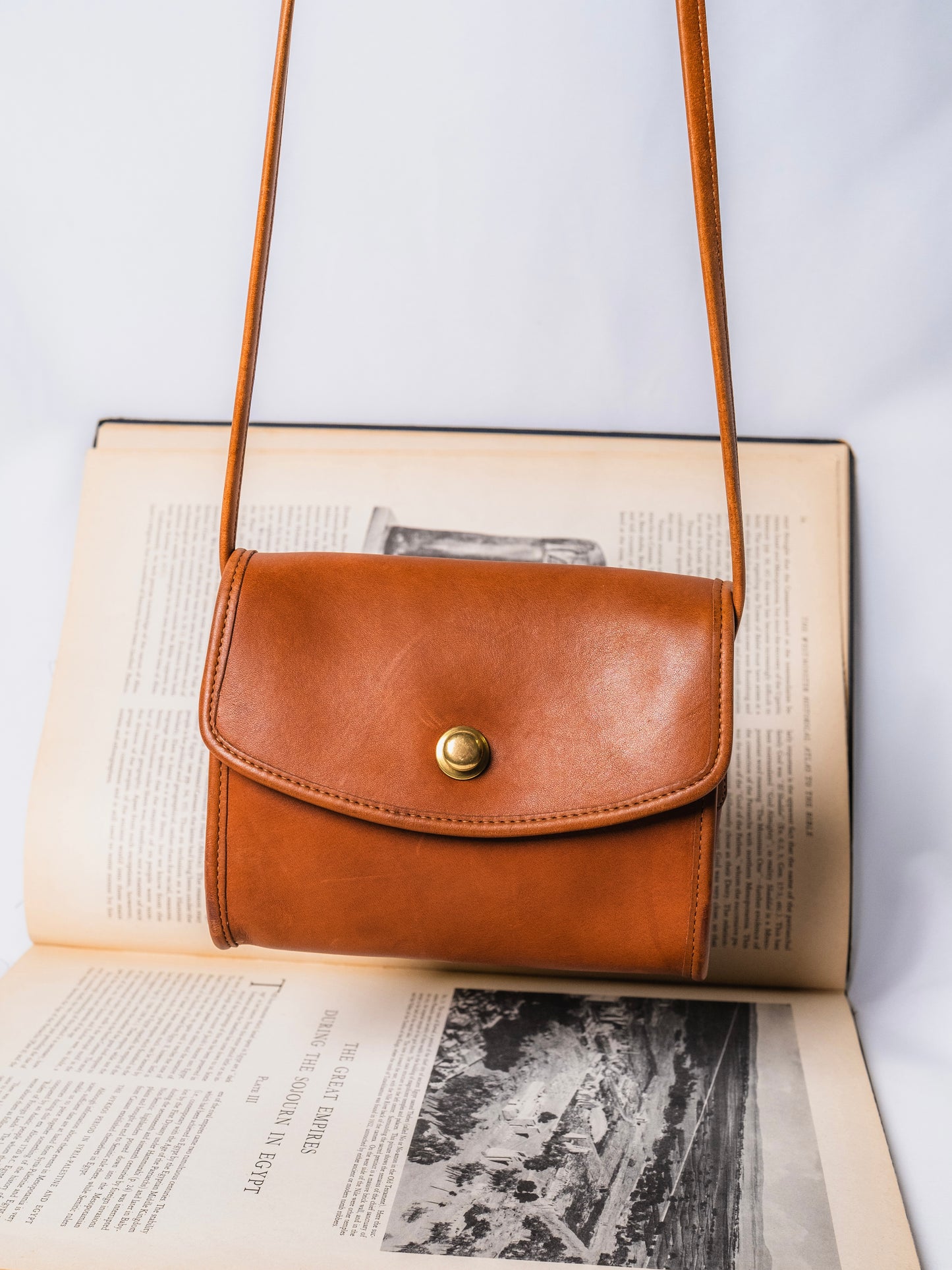 Vintage 1990s Coach Chrystie Bag | British Tan Style No. 9892
