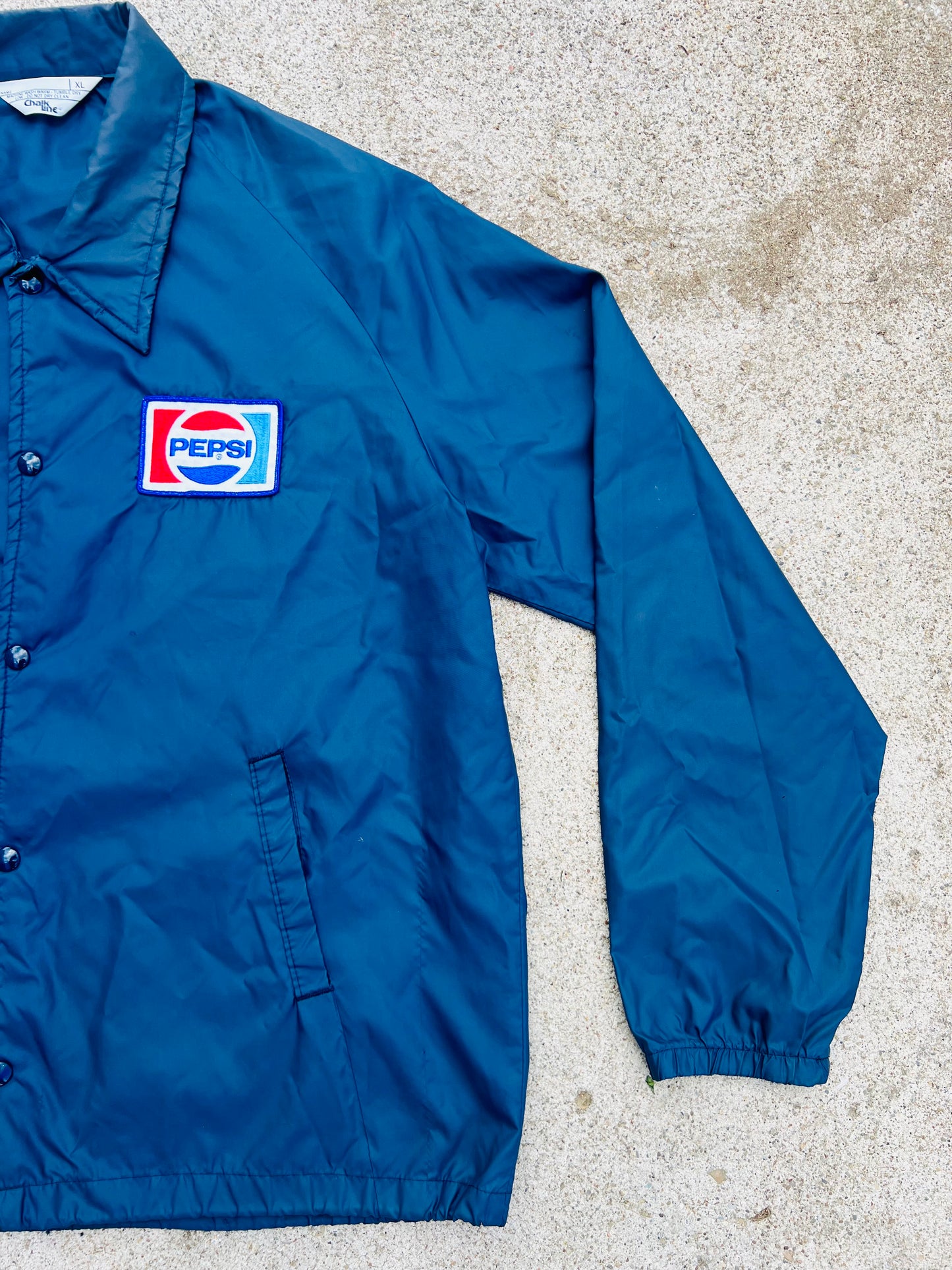 Vintage 1980s ChalkLine Blue Pepsi Jacket