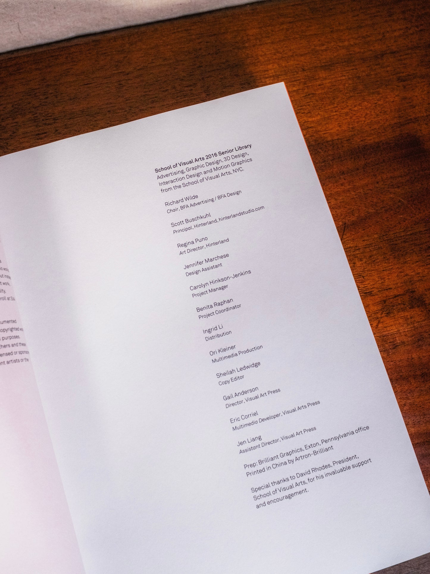School Of Visual Arts Book