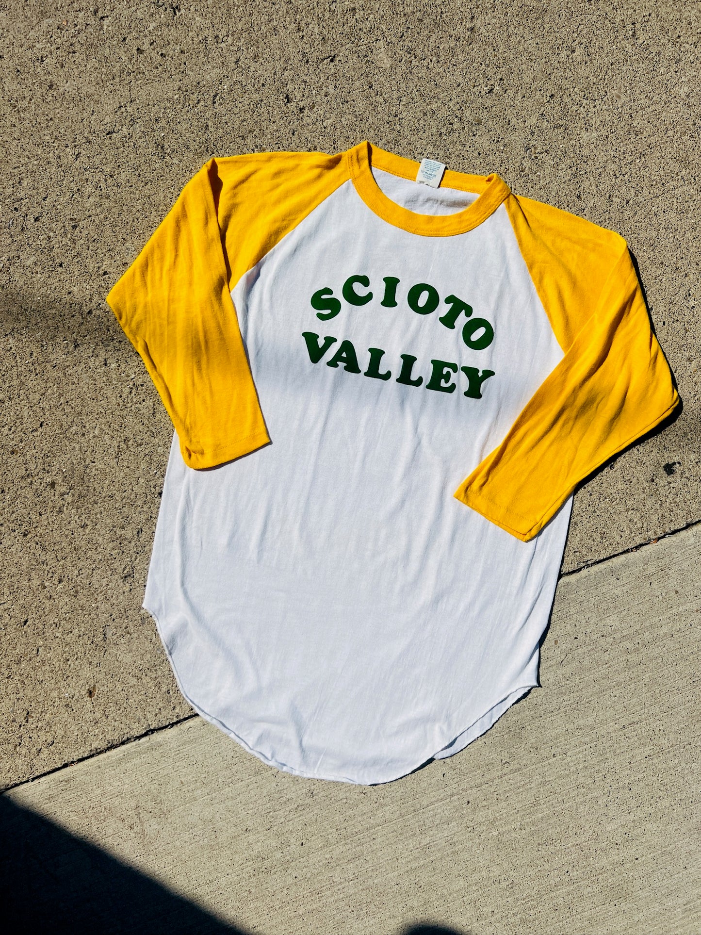 Vintage 1980s Scioto Valley Chuck Raglan Tee