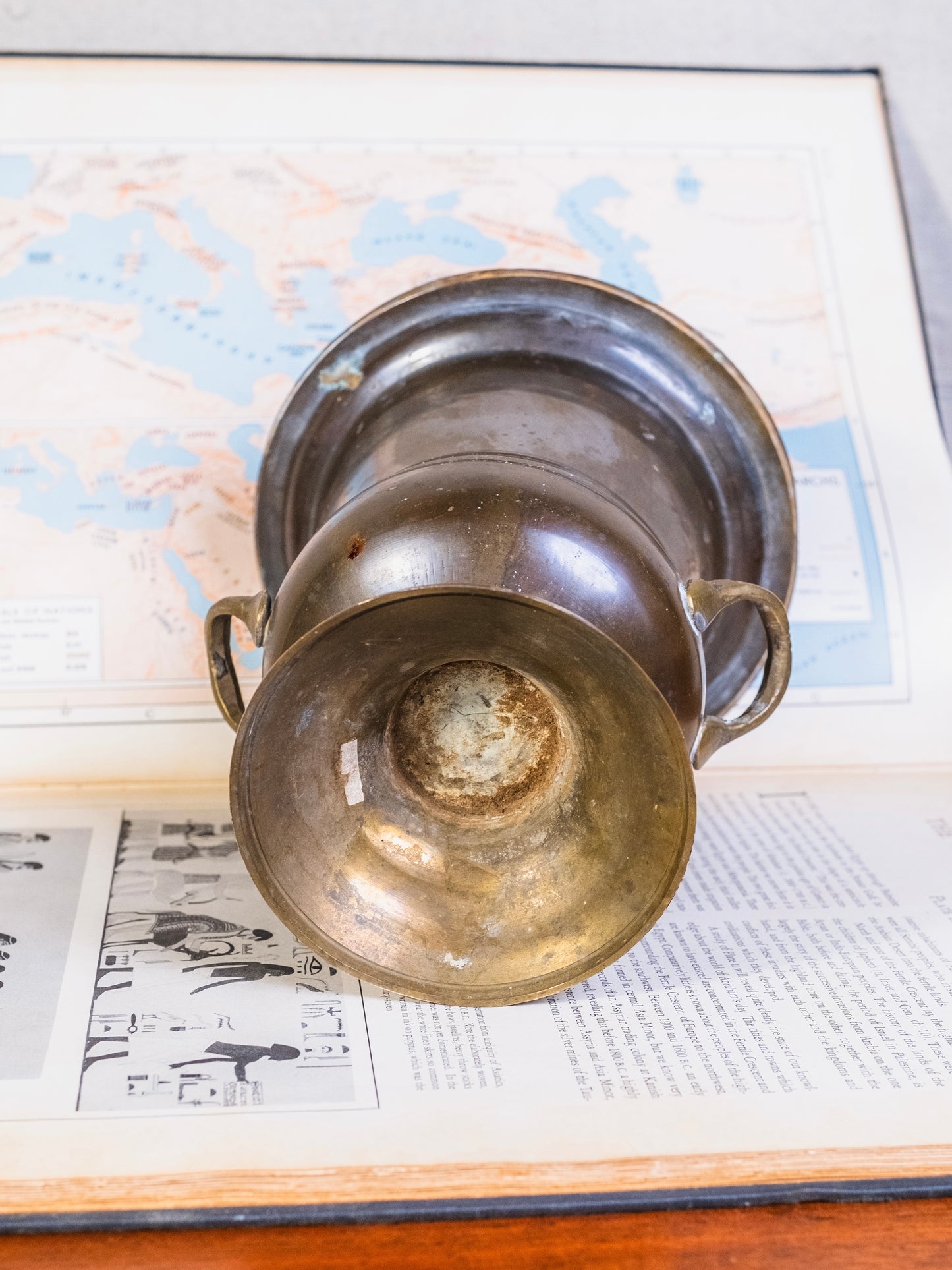 Vintage Solid Brass Champagne Bucket