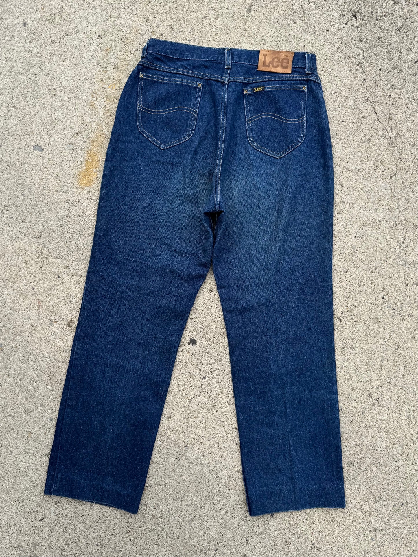 Vintage 1980s Lee Dark Wash High Waisted Jeans | Waist 31”