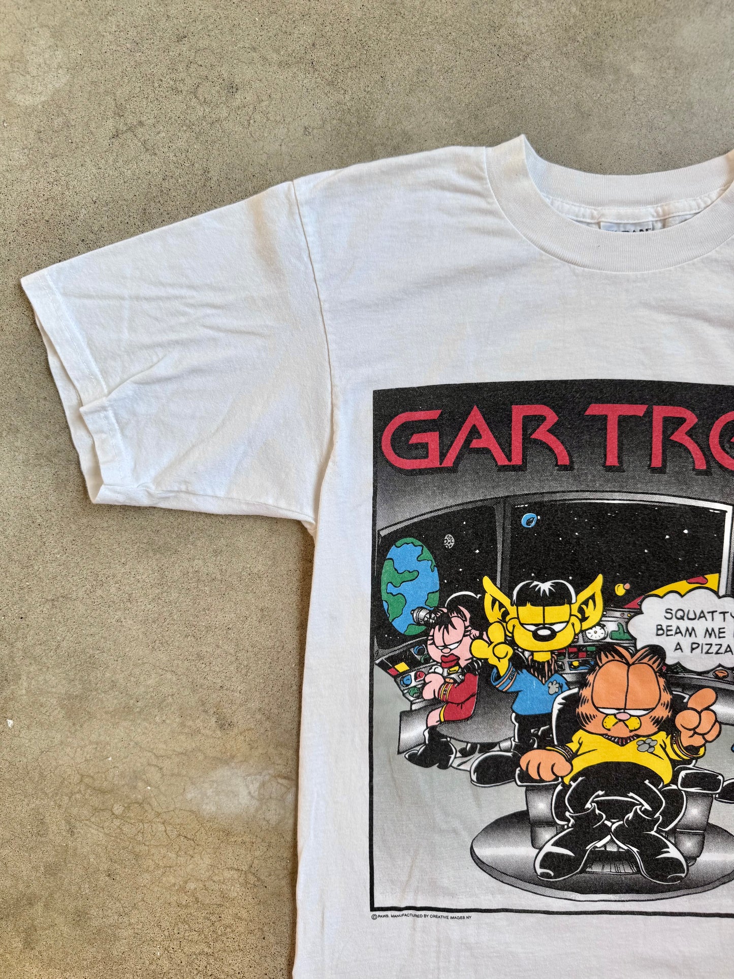 Vintage 1990s Garfield “Gar Trek” Graphic Tee | Large