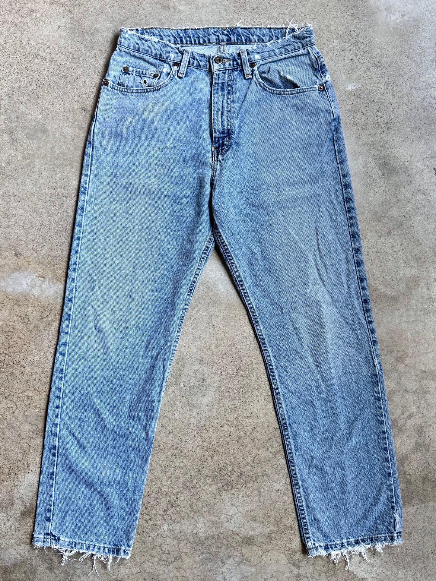Vintage 1990s Polo Jeans Co. Classic Relaxed Distressed Jeans | 31x30