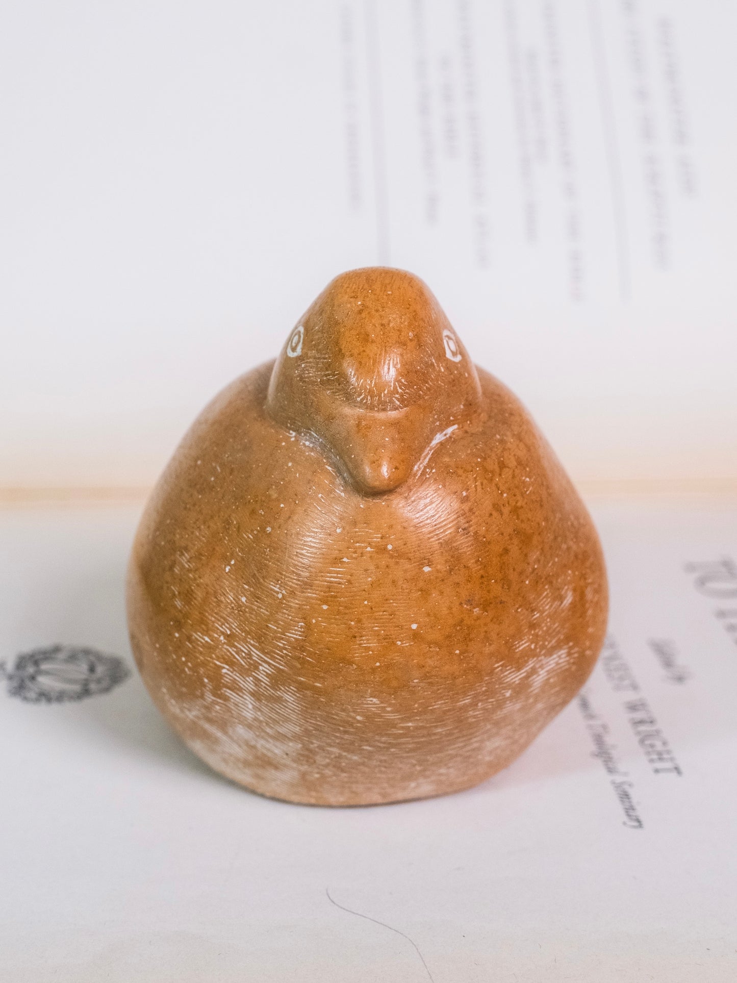 Vintage 1950s Islay Grimes Cast Stone Bird Sculpture