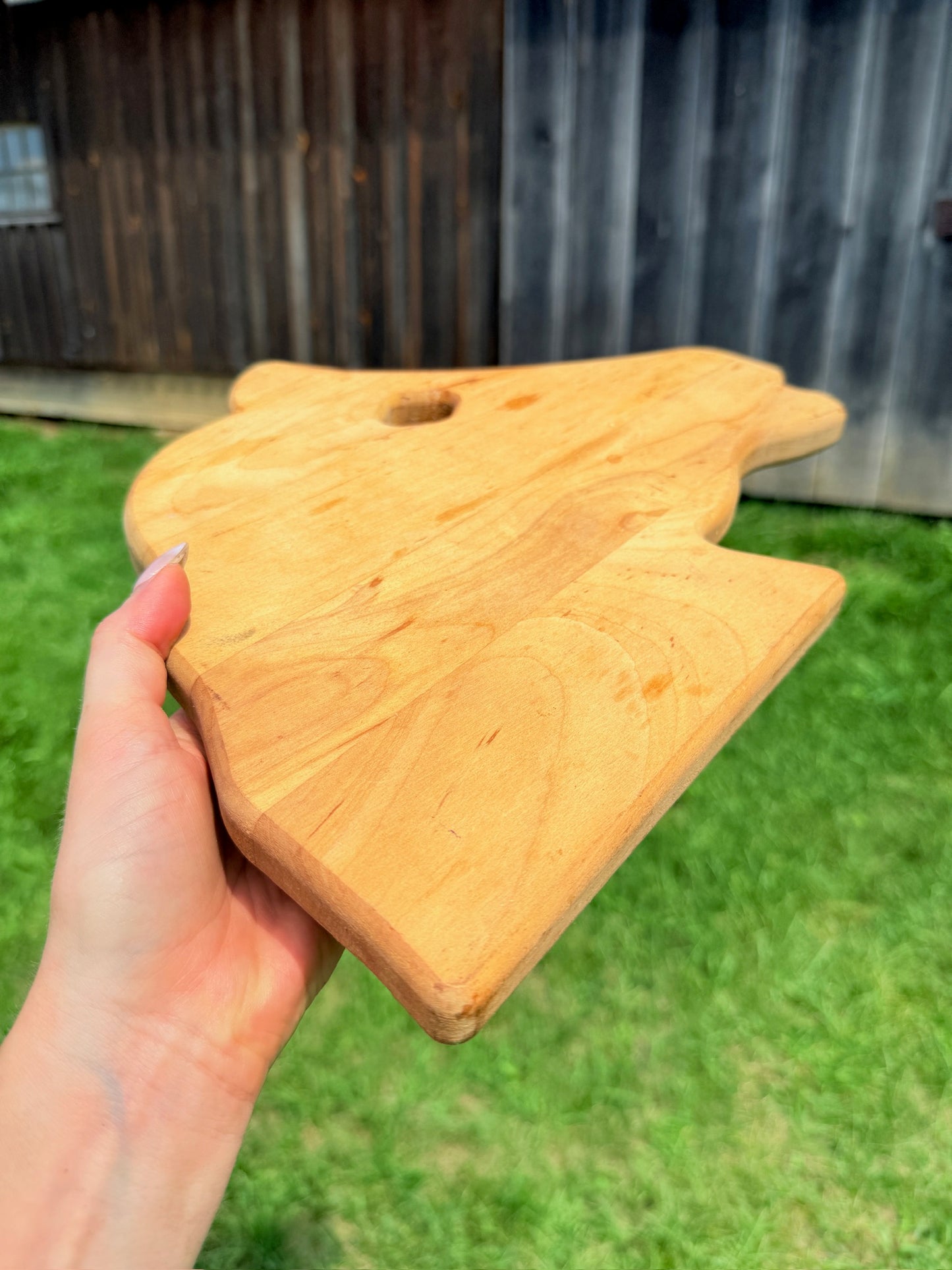 Wooden Horse Head Shaped Cutting Board
