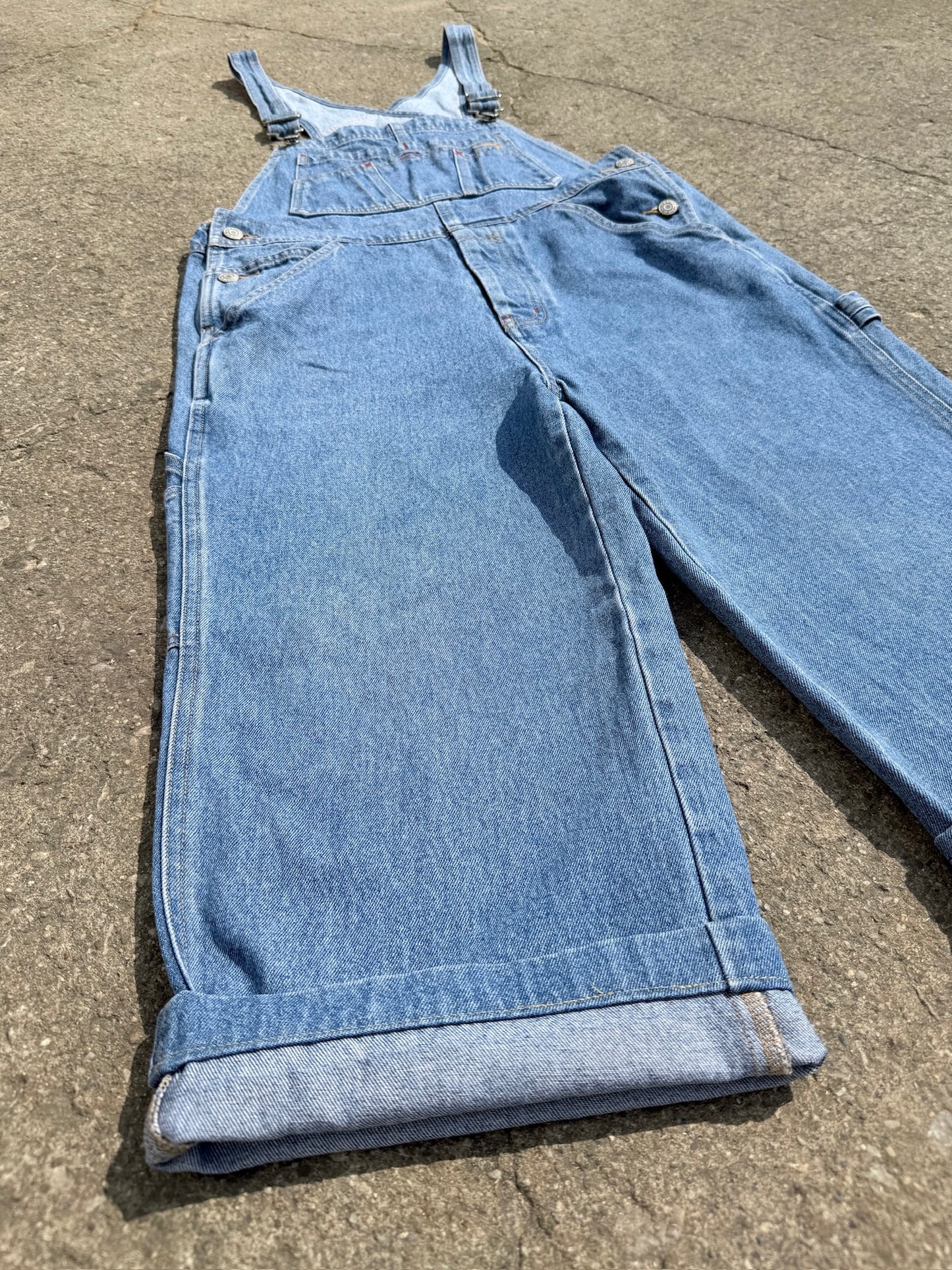 Vintage 1990s Old Navy Denim Overalls | Youth L