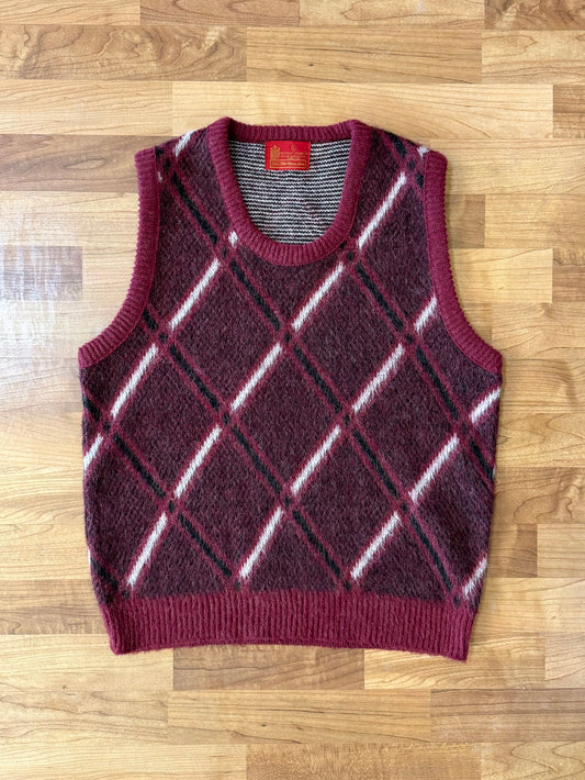 Vintage Sears Kings Road Mohair Sweater Vest | Large