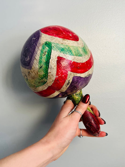 Vintage Hand Painted Maraca