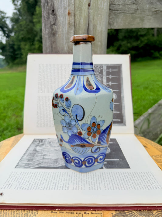 Vintage 1960s Ken Edward’s El Palomar Ceramic Tonala Mexico Decanter
