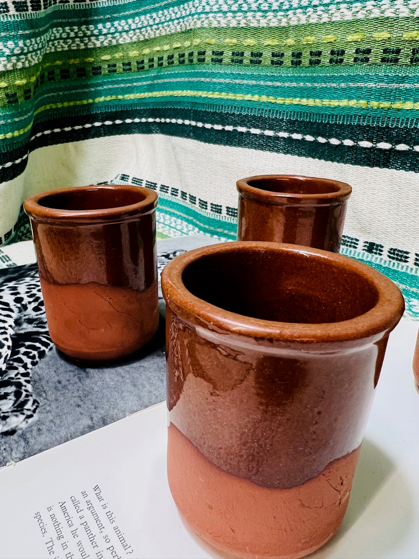 Vintage Terracotta Mini Cups (set of 4)