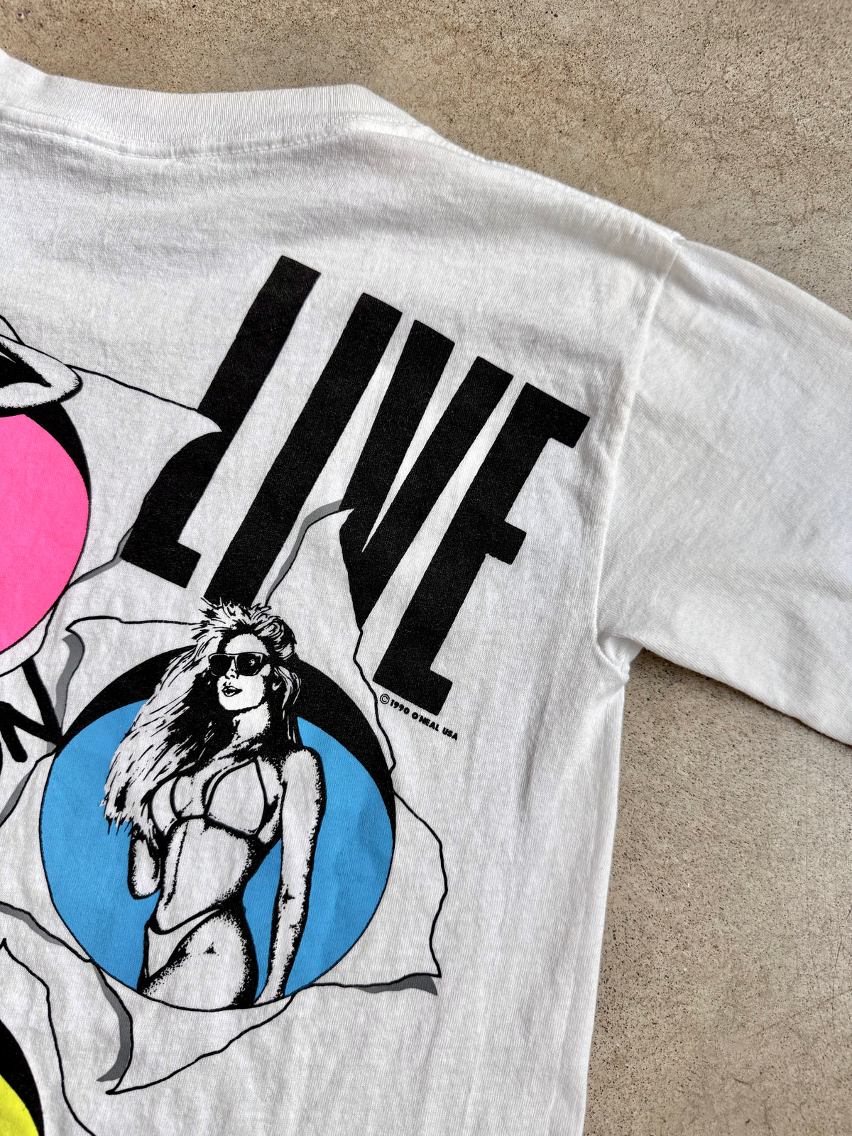 Vintage 1990s O’Neal “Live Ammunition” Graphic Tee | Small