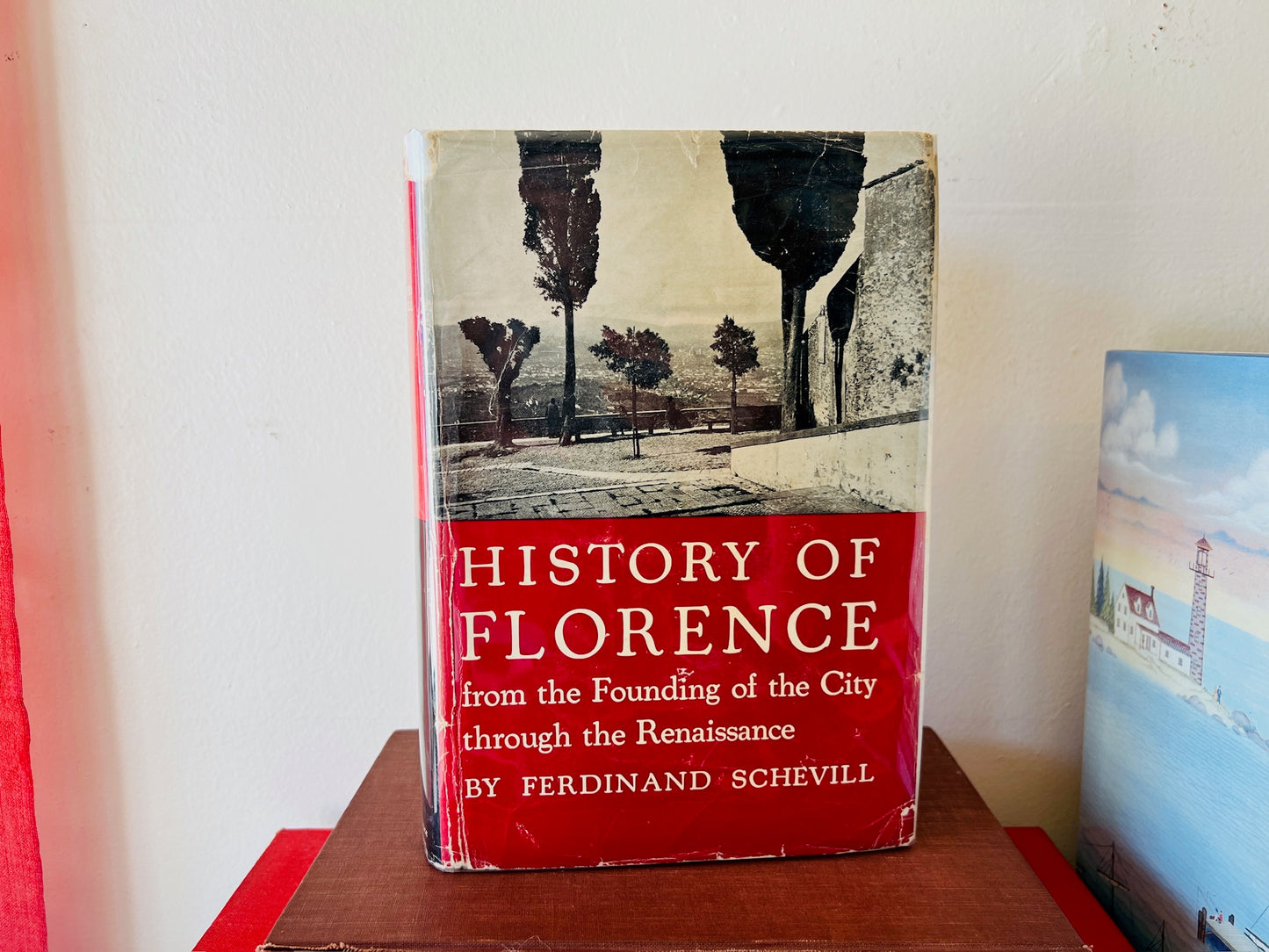 Vintage 1936 History of Florence Hardcover Book | First Edition