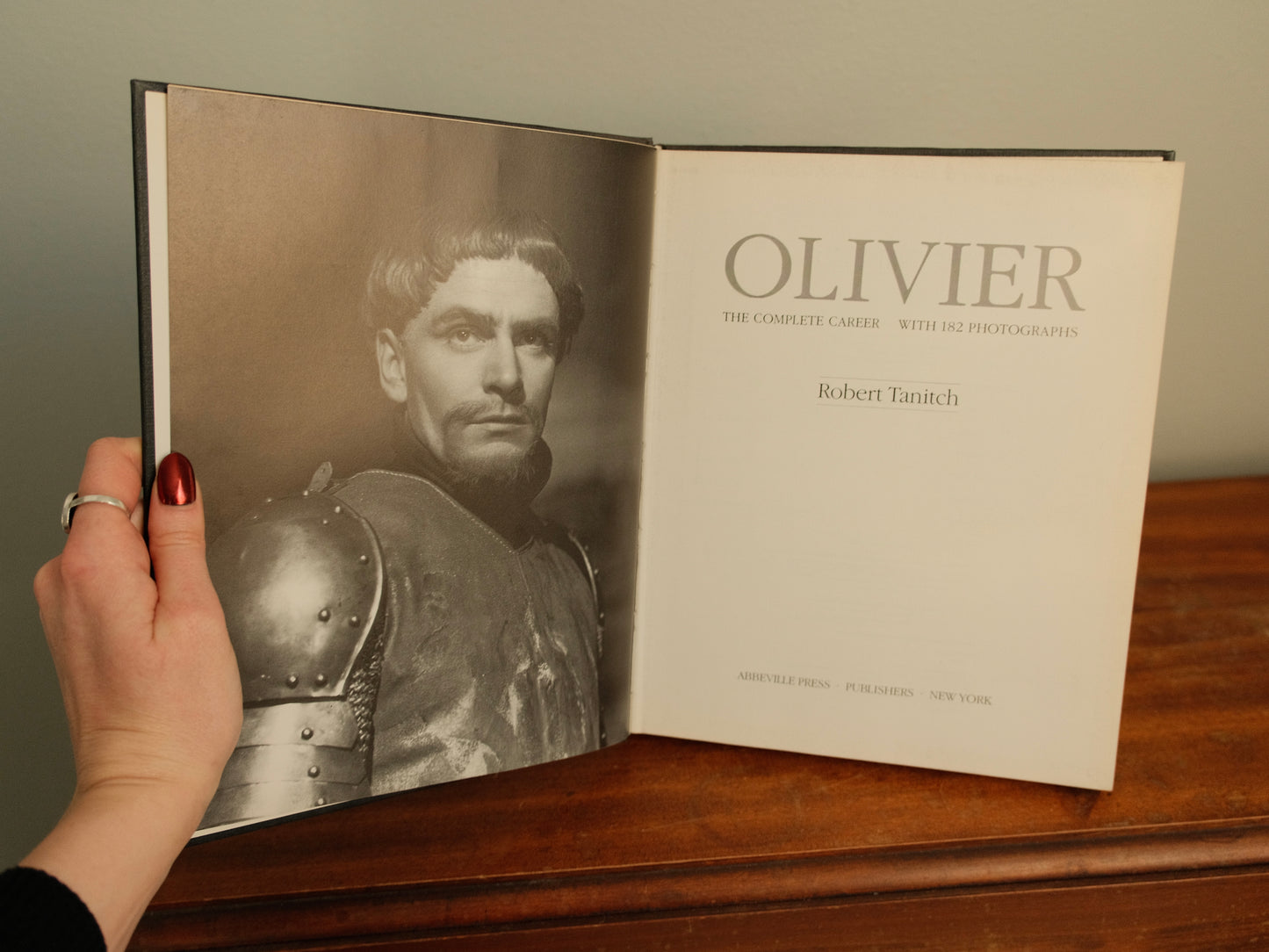 Vintage Olivier Hardcover Book