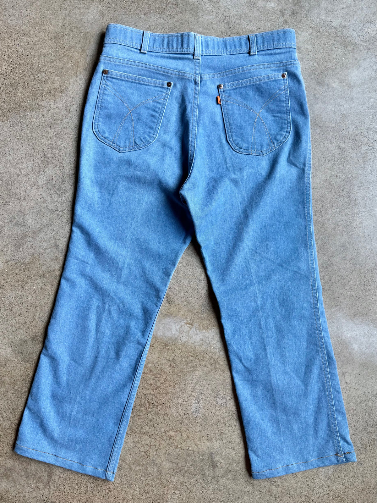 Vintage 1980s Levi’s “Skosh More Room” Cropped Jeans | Waist 34”