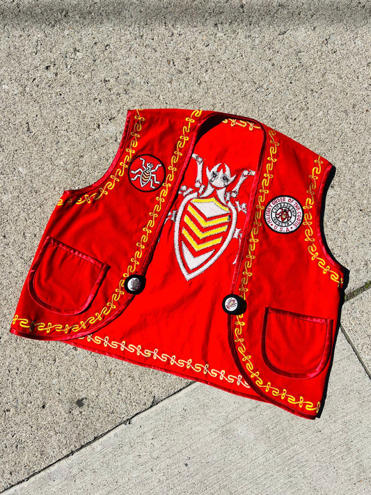 Vintage 1970s Military Order Of The Cootie Vest | M/L