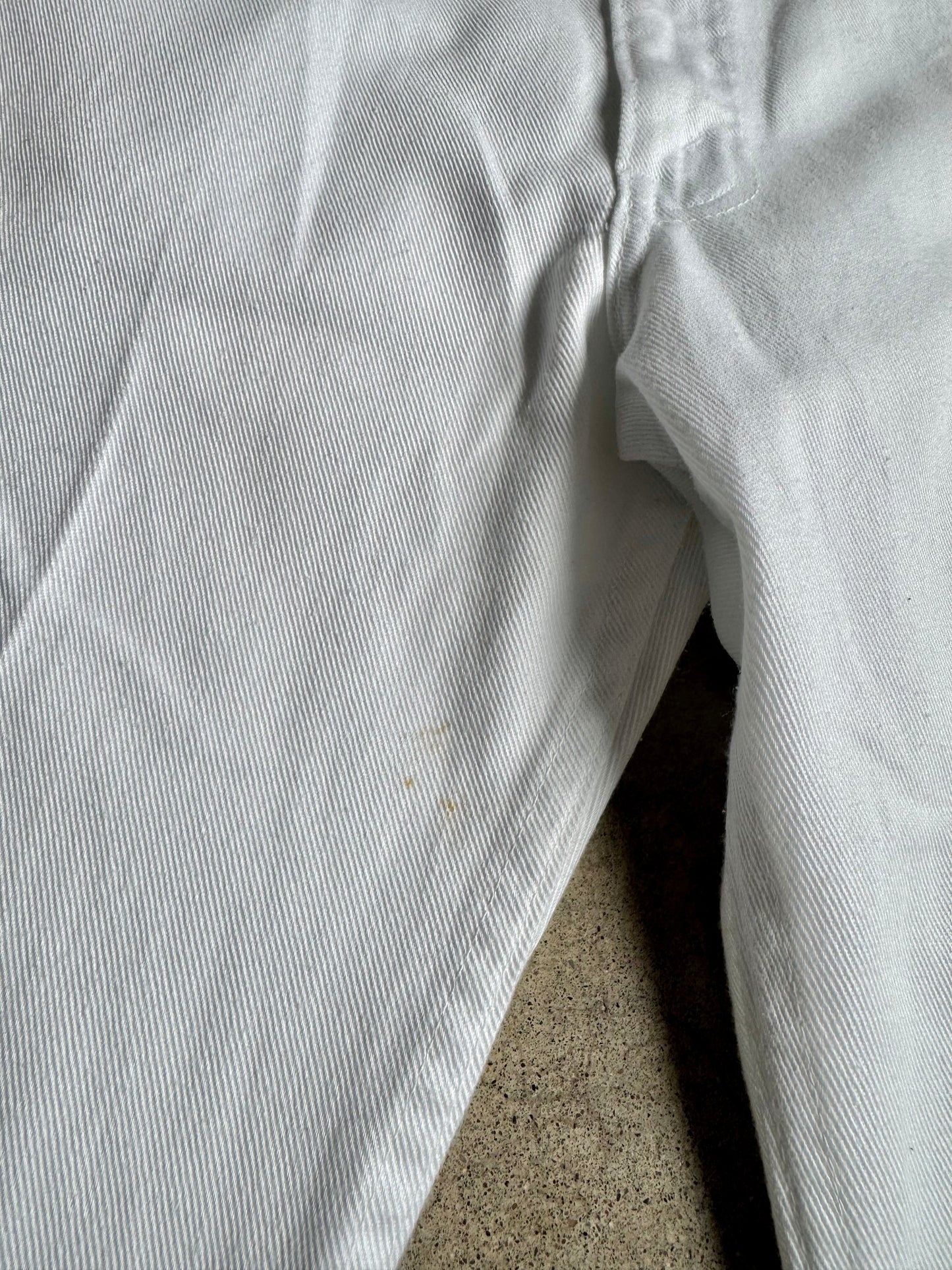 Vintage 1970s Levi’s Sta-Prest White Jeans | Waist 31”