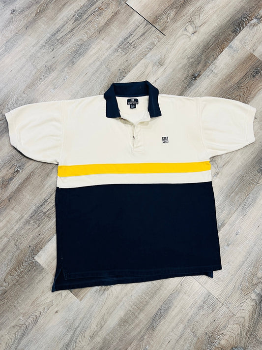 Vintage 1990s/Y2K Givenchy Short Sleeve Cotton Polo Shirt | XL