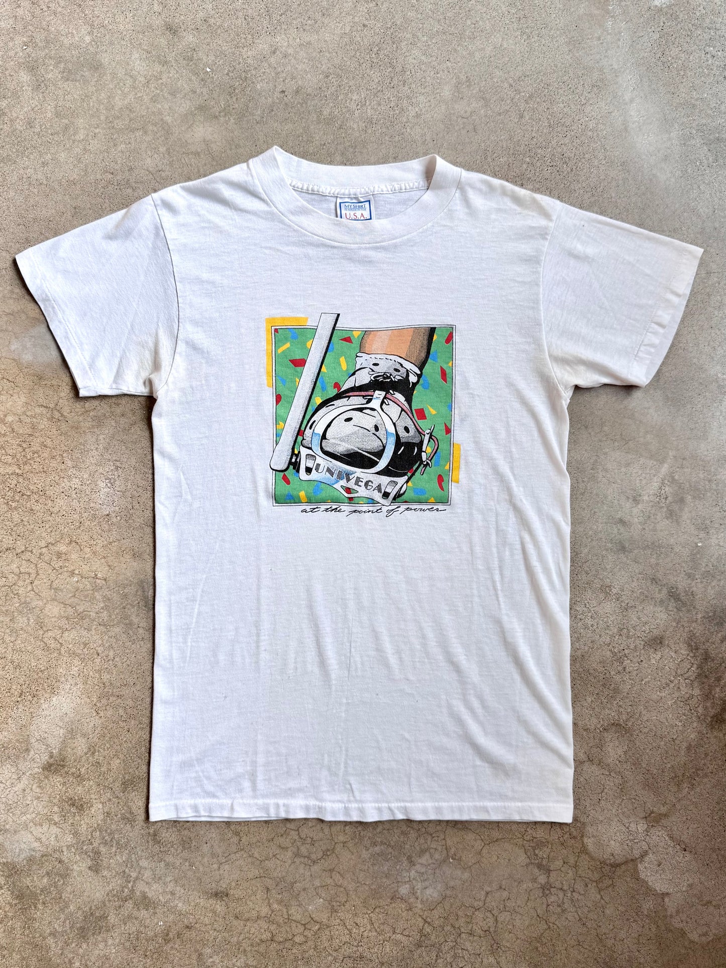 Vintage 1980s Univega Bicycles Graphic Tee | Large