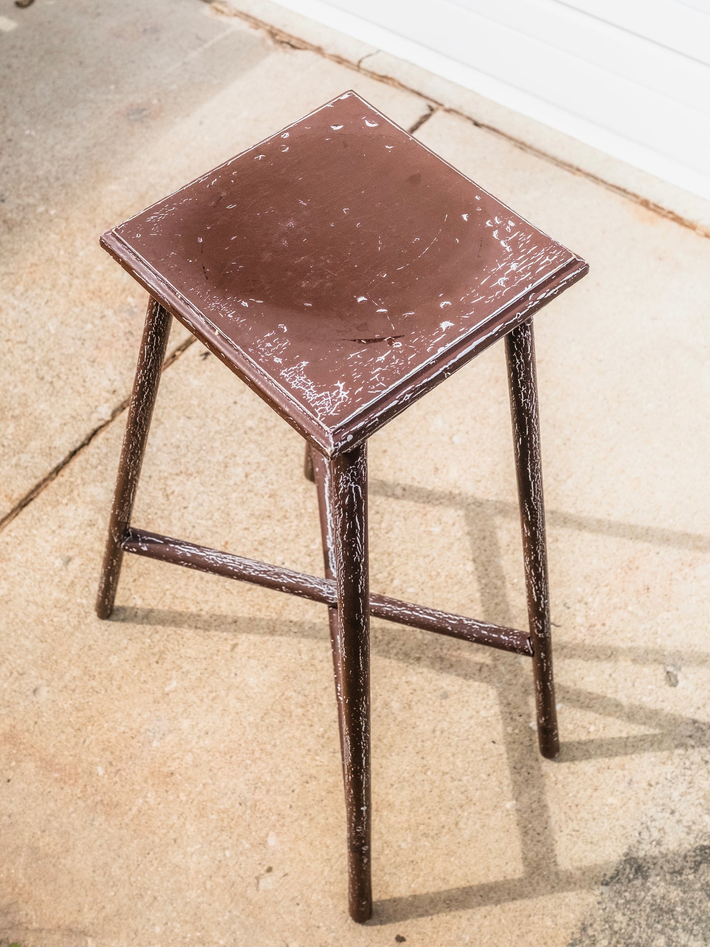 Antique Handmade Folk Art Plant Stand