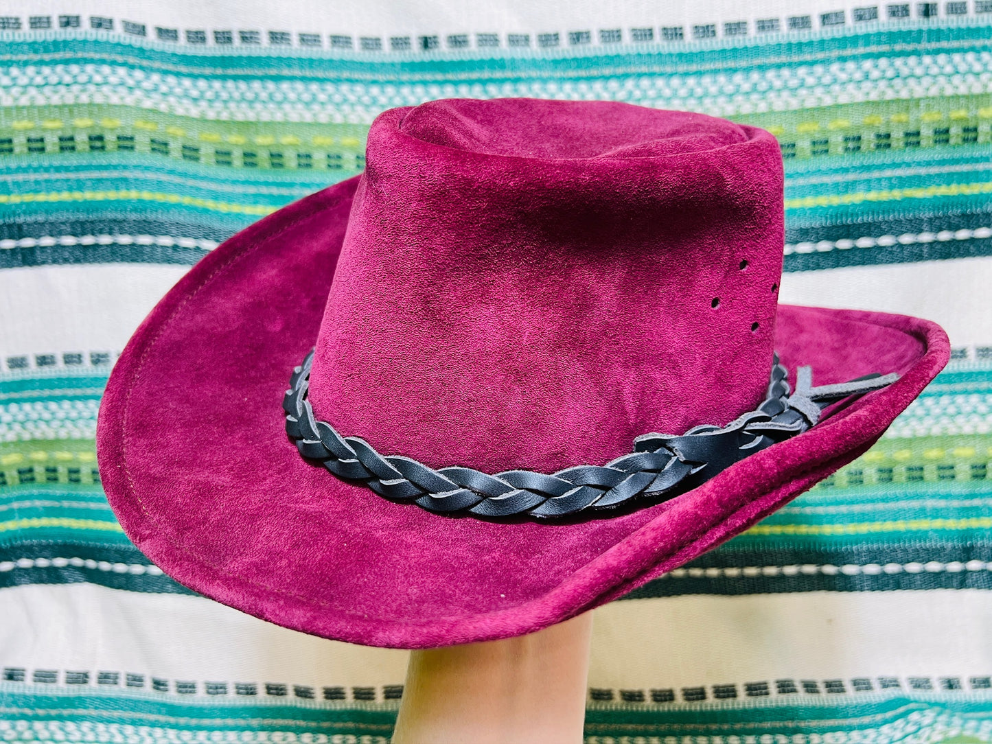 Vintage Walkabout Suede Leather Western Hat