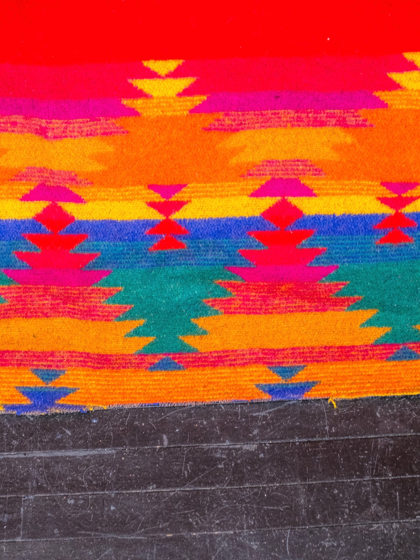 Vintage Southwestern Fleece Camp Blanket