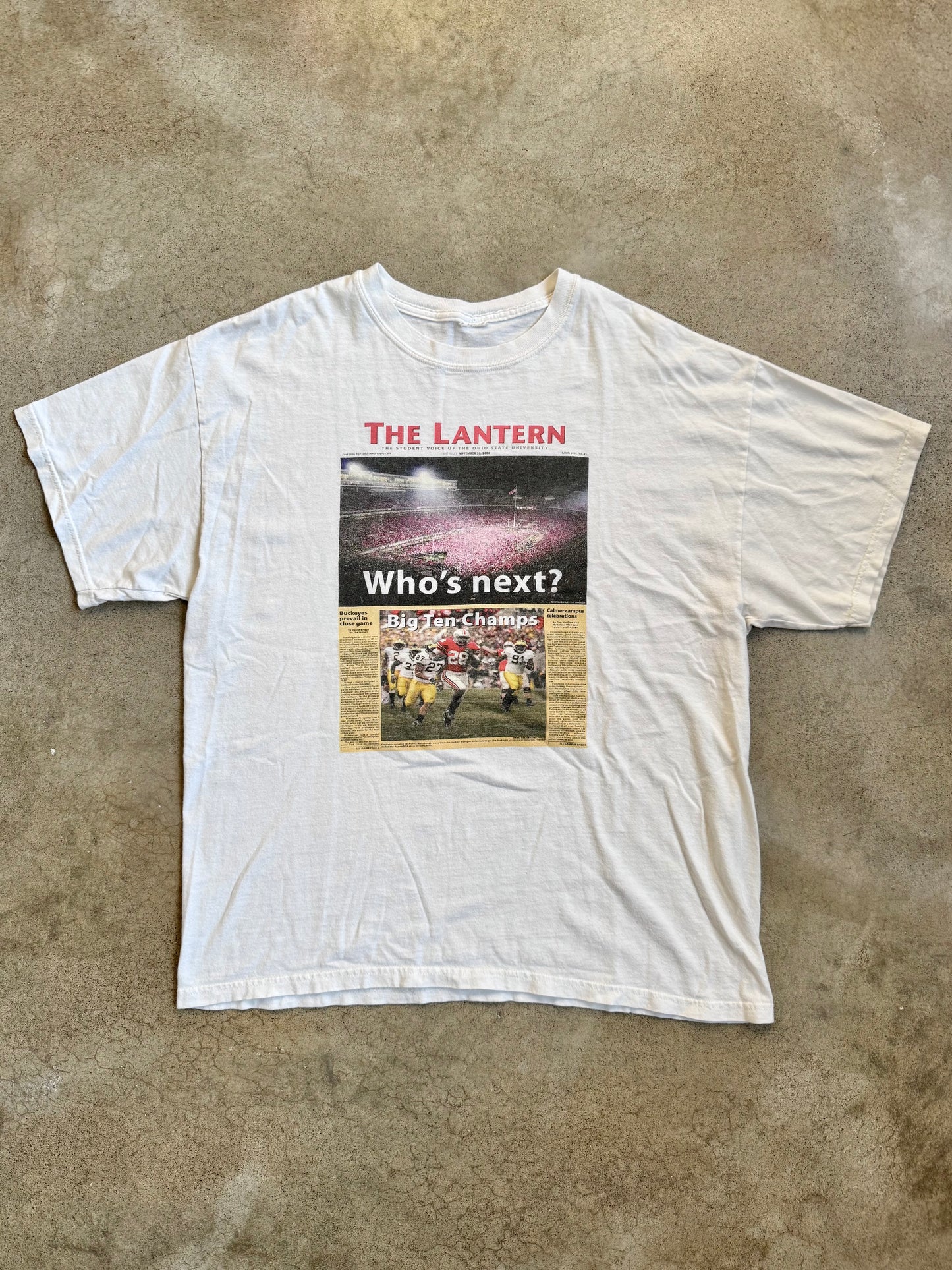 2006 Ohio State The Lantern Student Newspaper Graphic Tee | XL