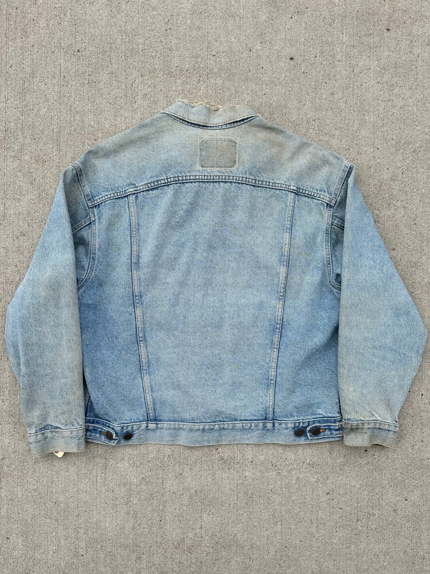 Vintage 1980s Levi’s Worn Denim Trucker Jacket | Large