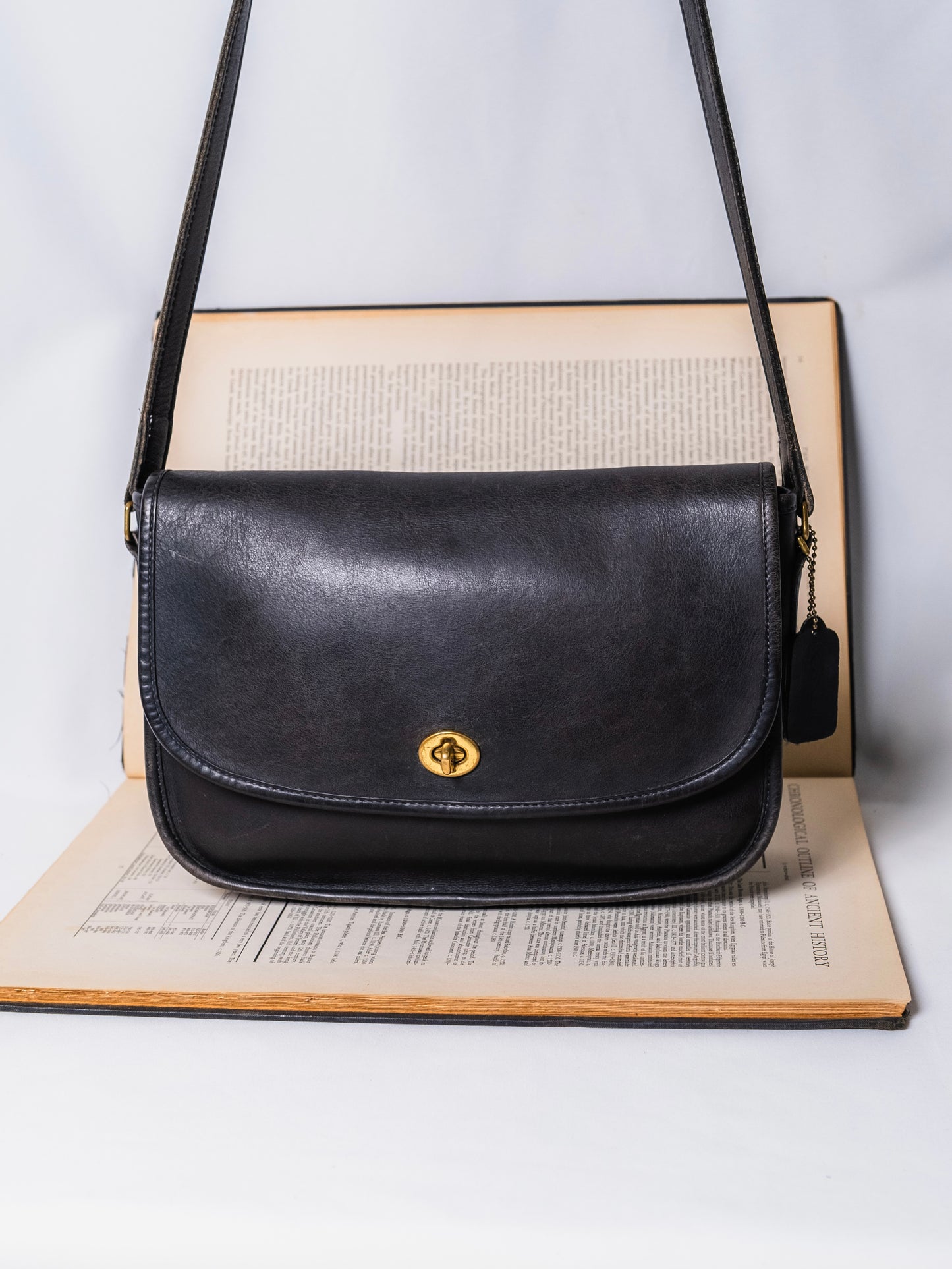 Vintage 1990s Coach City Bag | Black Style No. 9790