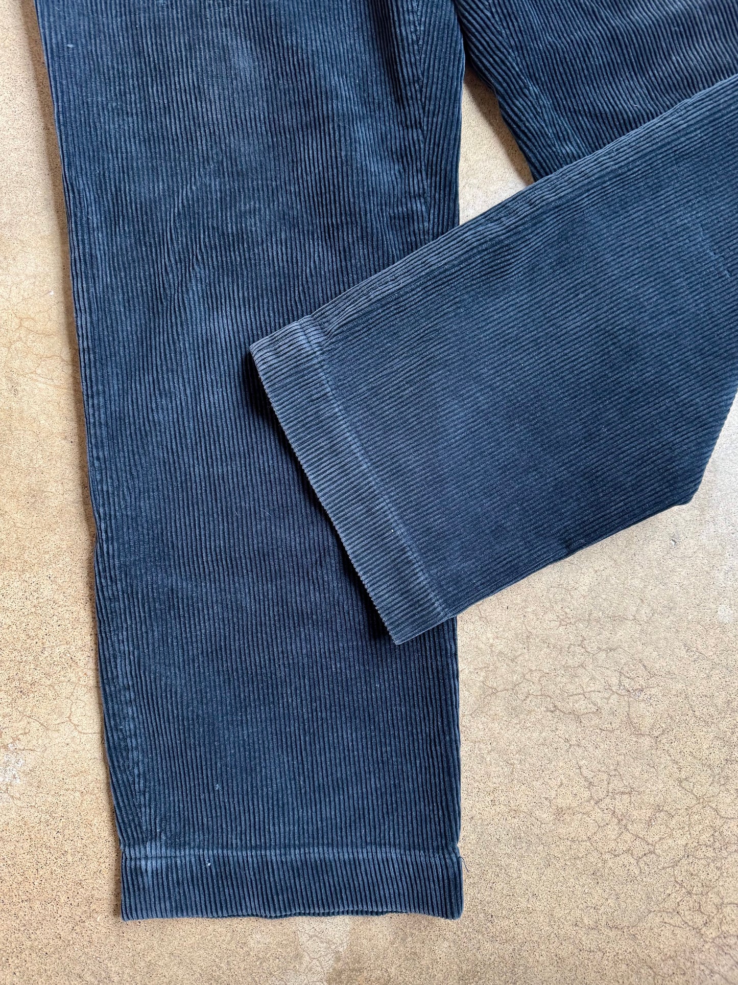 Vintage 1990s Polo Ralph Lauren “Preston Pant” Navy Corduroy Trousers | 32x30