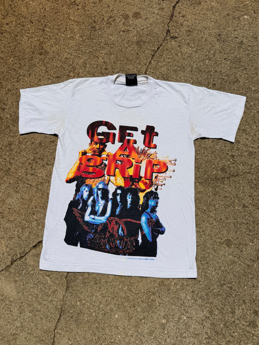 Vintage 1993 Aerosmith Get a Grip Album Graphic Tee | Medium