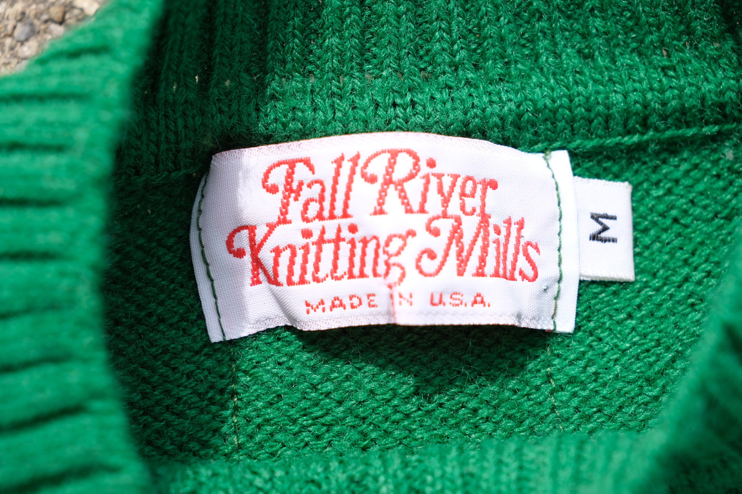 Vintage Fall River Knitting Mills "Marie" Green Sweater