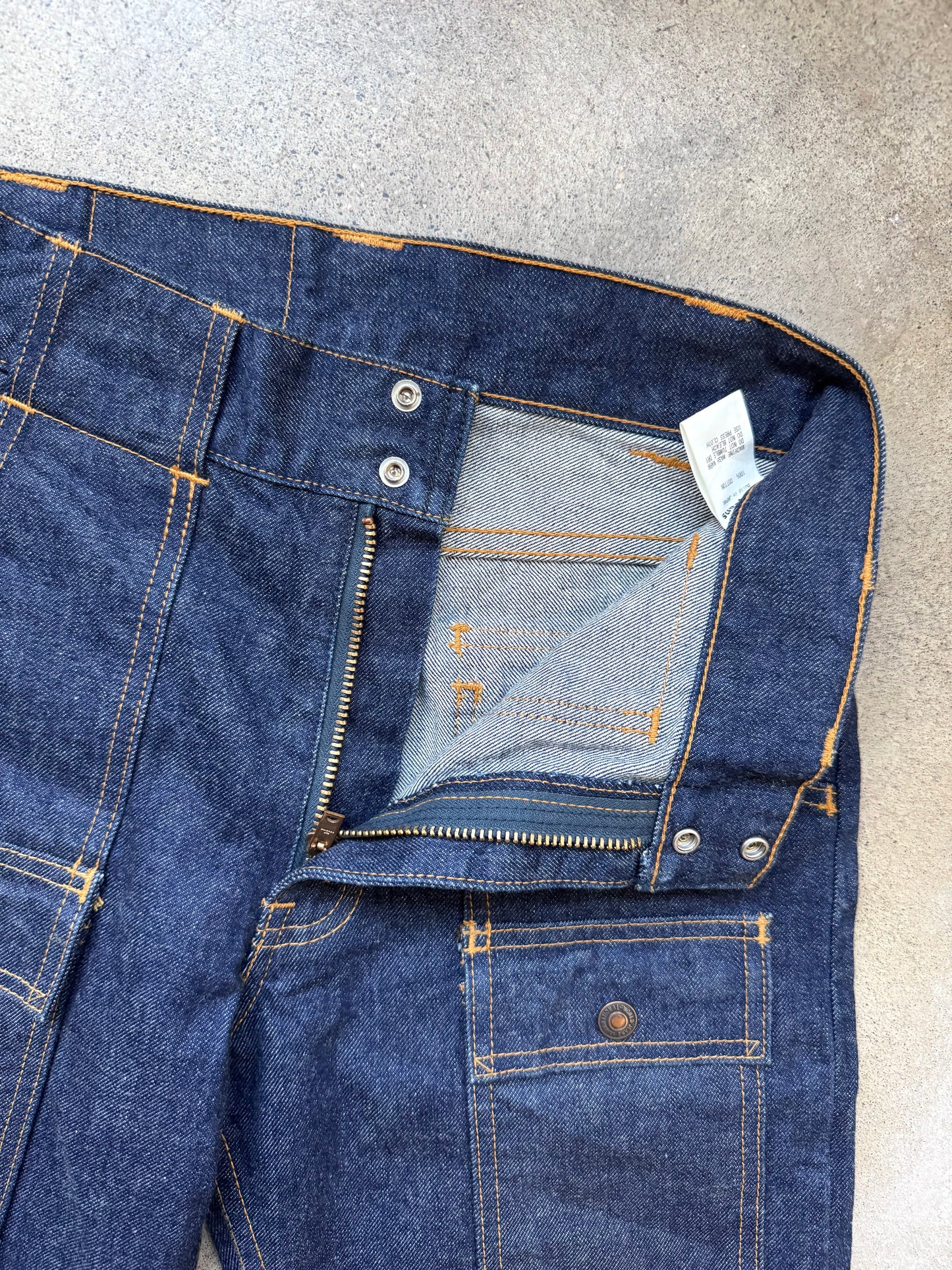 TCB Jeans Japanese Selvedge Denim Bush Pants | Waist 28”
