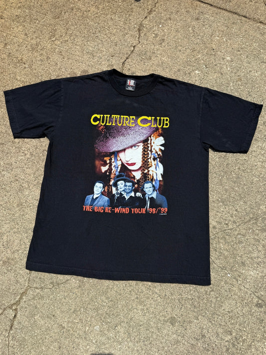 Vintage 1998 Culture Club The Big Rewind Tour Band Tee | Large