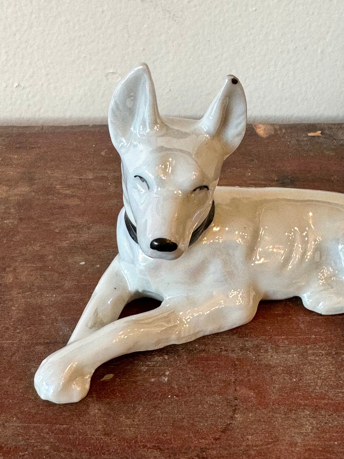 Vintage Porcelain Dog Figurine