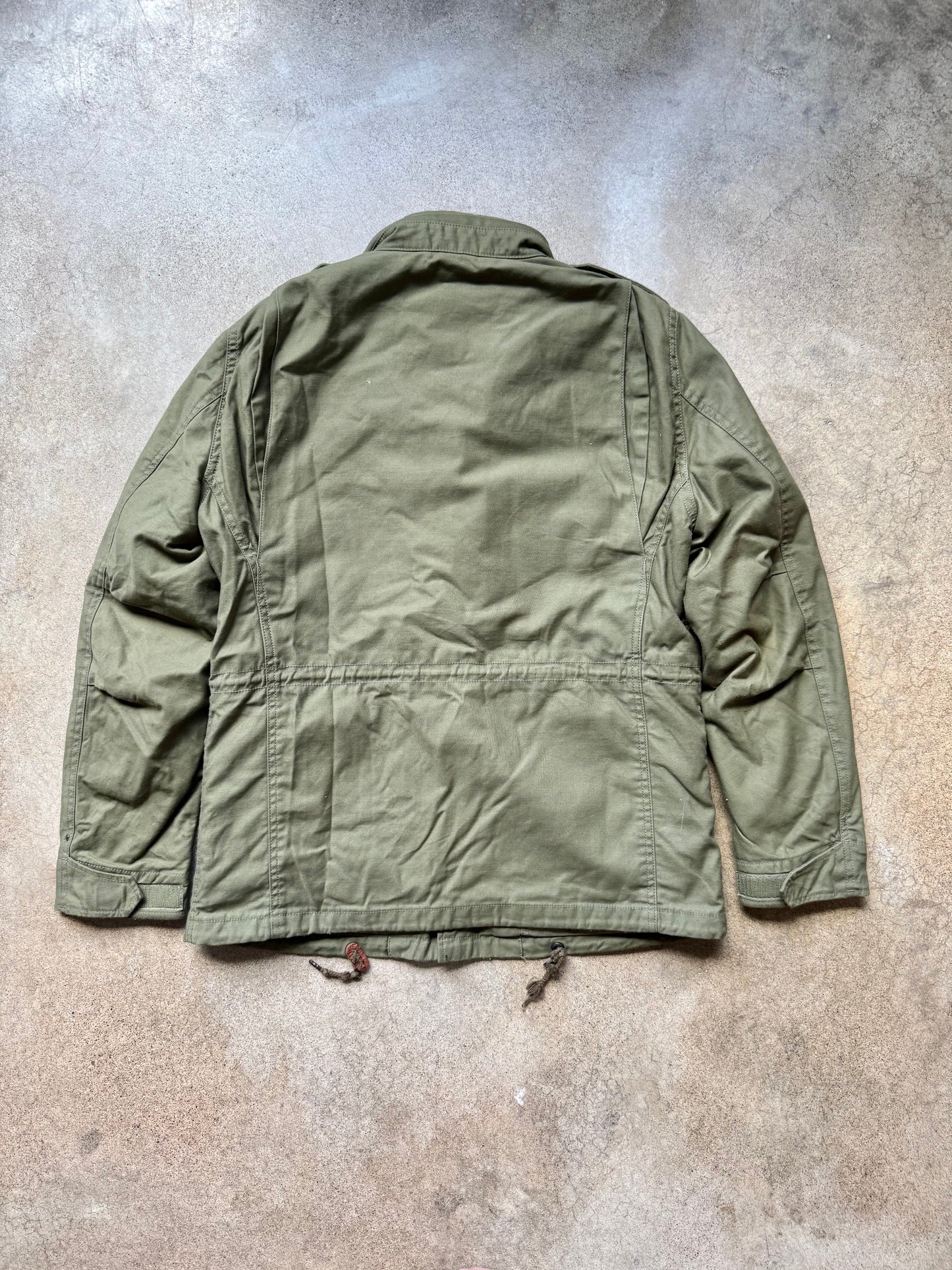 Iron Heart Military-Style Cotton Sateen M-65 Field Jacket w/ Quilted Liner | Medium