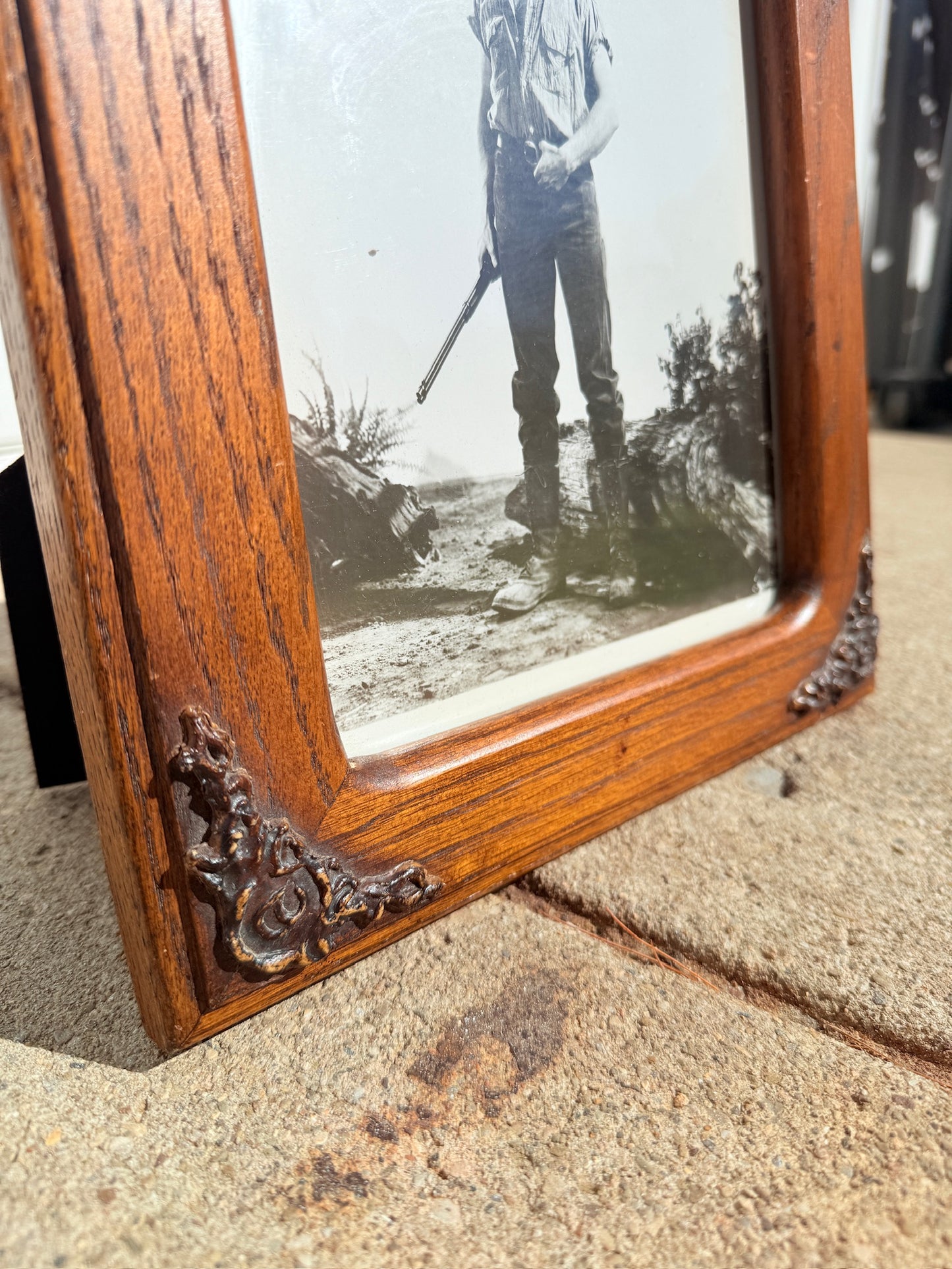 Vintage 1960s Wood Framed Original "Home from the Hill" George Peppard Movie Test Photograph