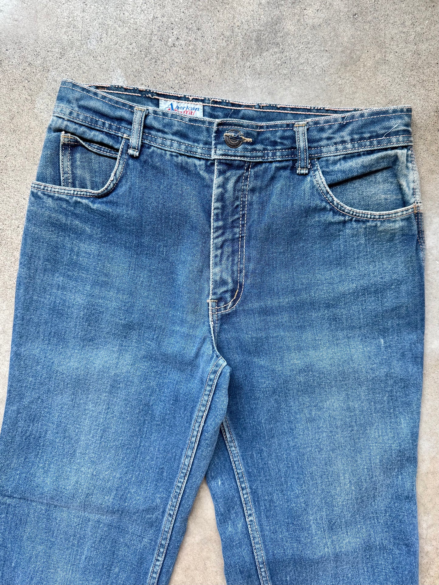 Vintage 1970s American Graffiti Faded Bootcut Flare Jeans | Waist 31”