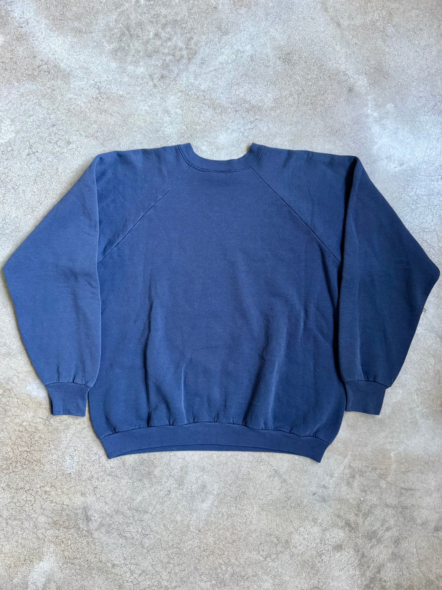 Vintage 1980s/90s Blue Gucci Graphic Raglan Sweatshirt | L/XL