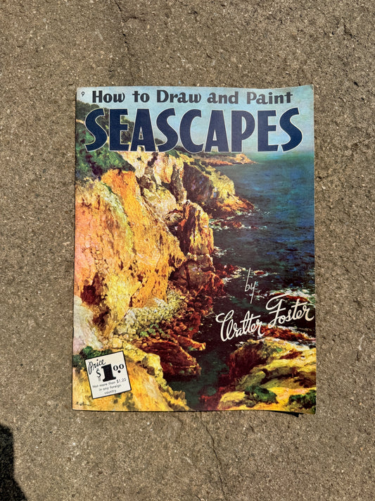 Vintage How to Draw and Paint Seascapes Book