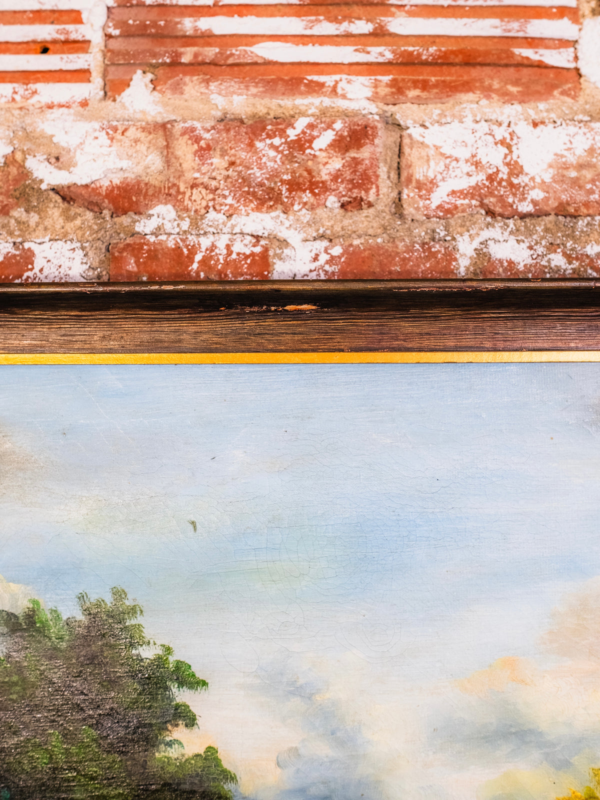 Framed Harold Harrington Betts “Waterfront Homestead” Landscape Oil Painting | Signed