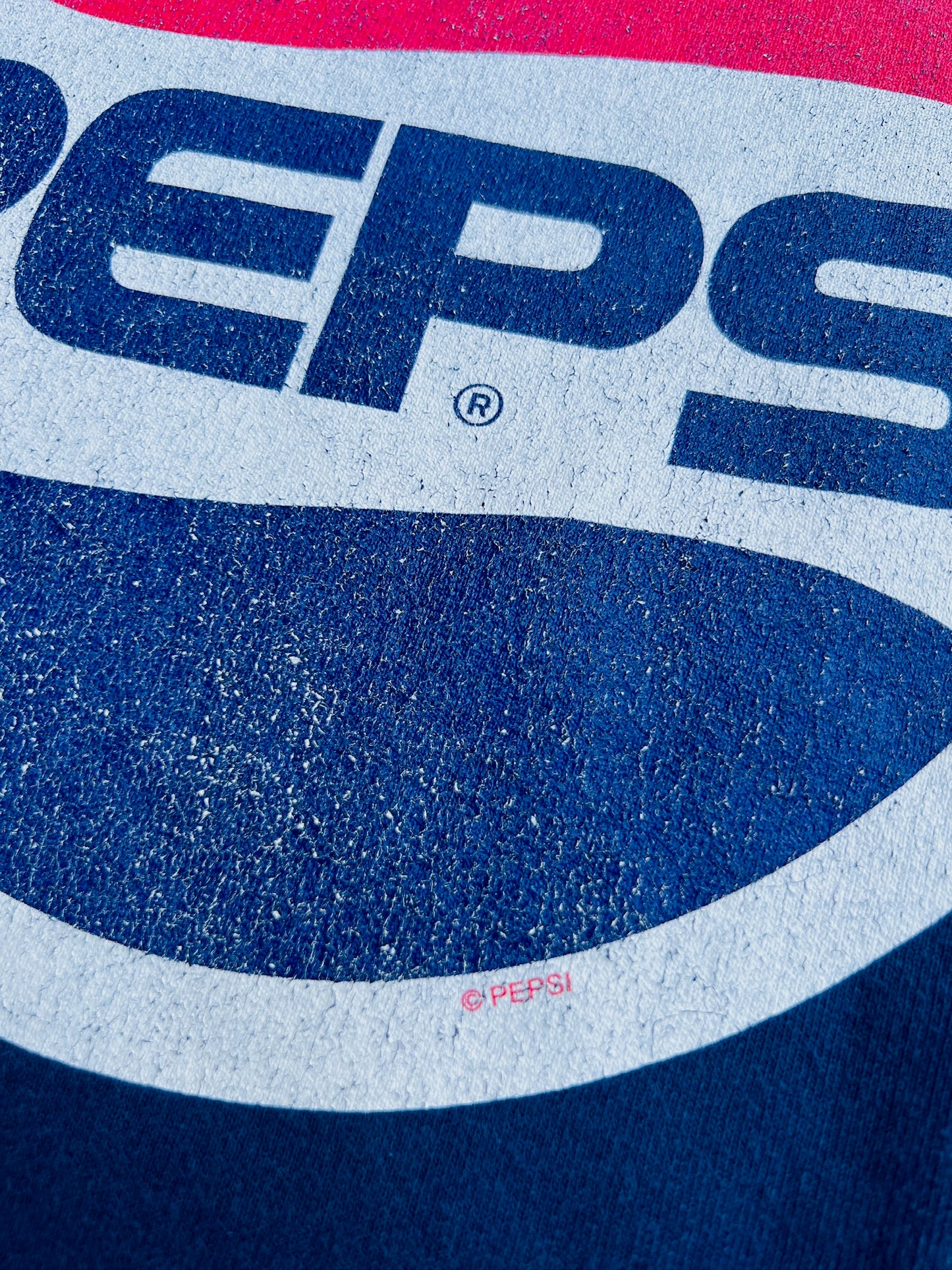 Vintage 1990s Pepsi Navy Crewneck Sweatshirt