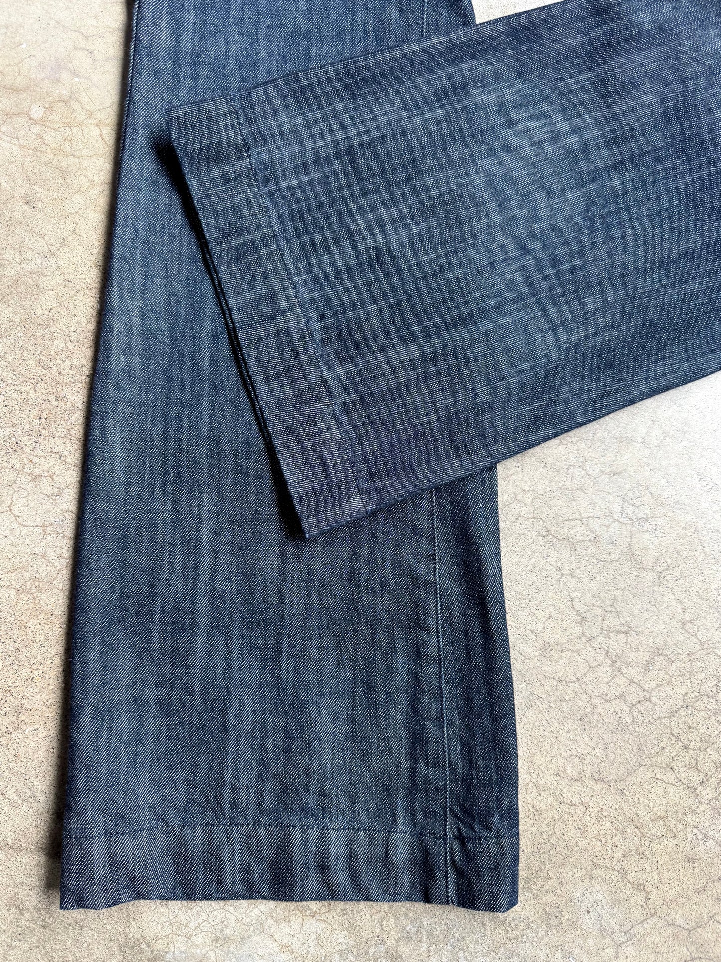 2000s I.N.C. Dark Wash Low-Rise Flared Jeans | Medium
