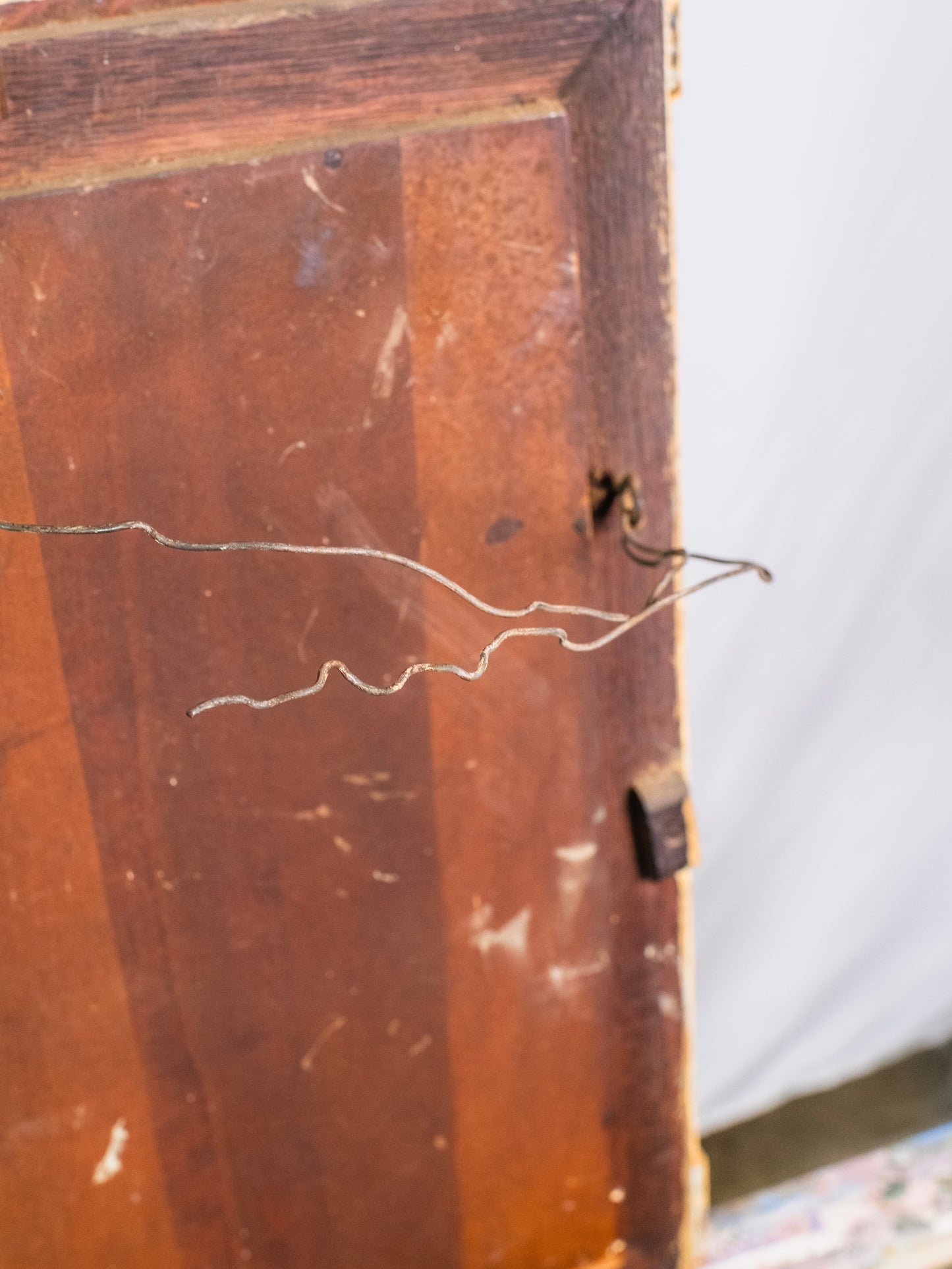 Antique 1900s Victorian Molding Beveled Glass Mirror